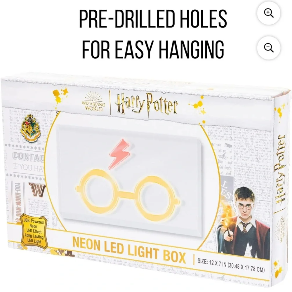 Harry Potter Neon LED Light Box NWT NIB